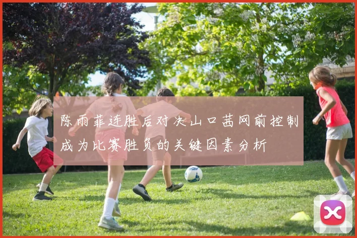 陈雨菲连胜后对决山口茜网前控制成为比赛胜负的关键因素分析
